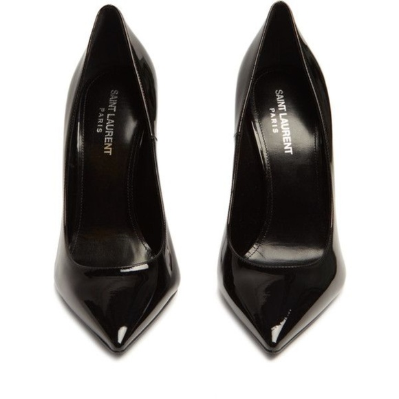 NWOT Saint Laurent Zoe Pumps Patent Leather $1795 - Picture 3 of 6